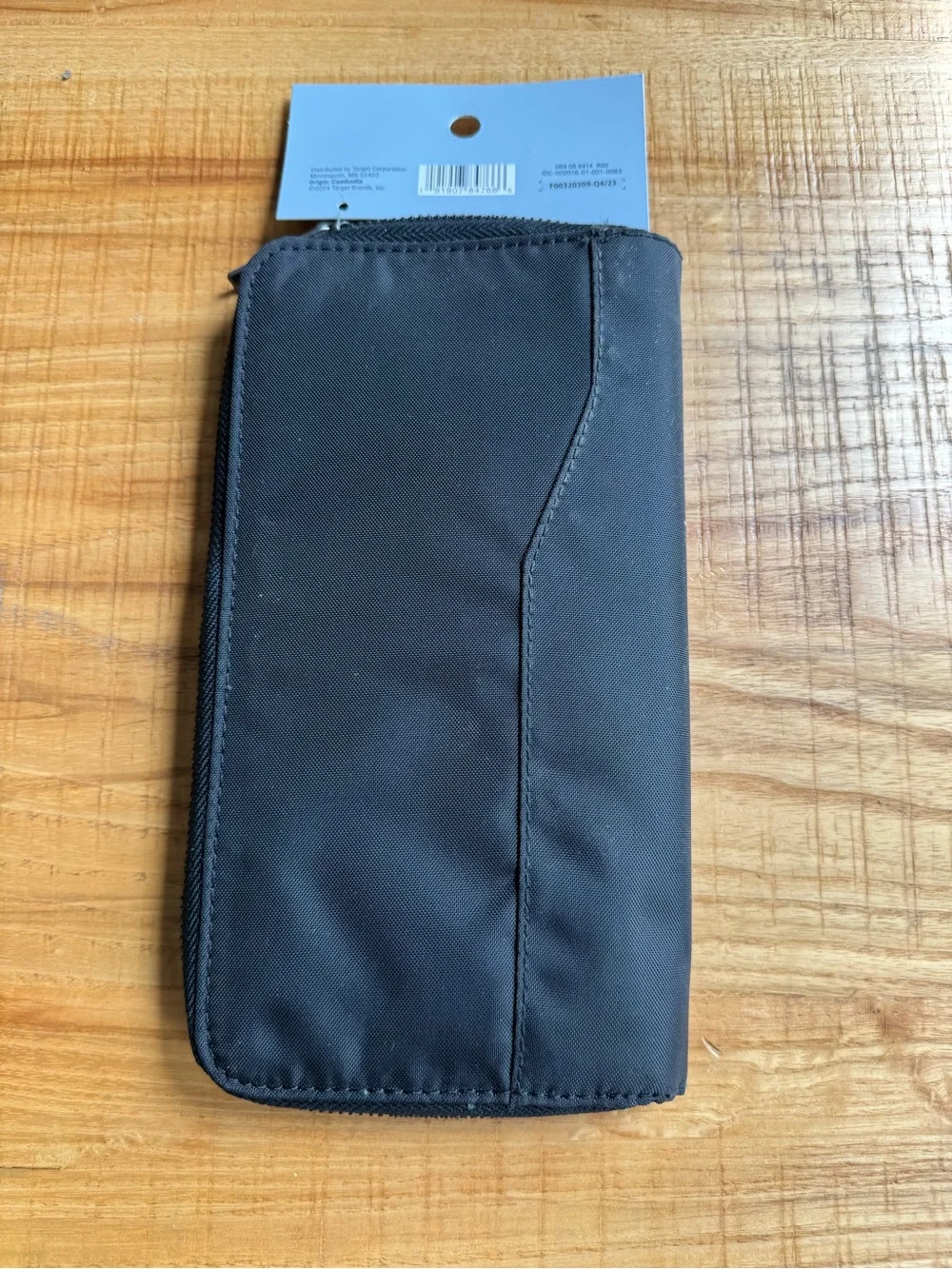 Target Open Story Black Travel Wallet - Zip Organizer